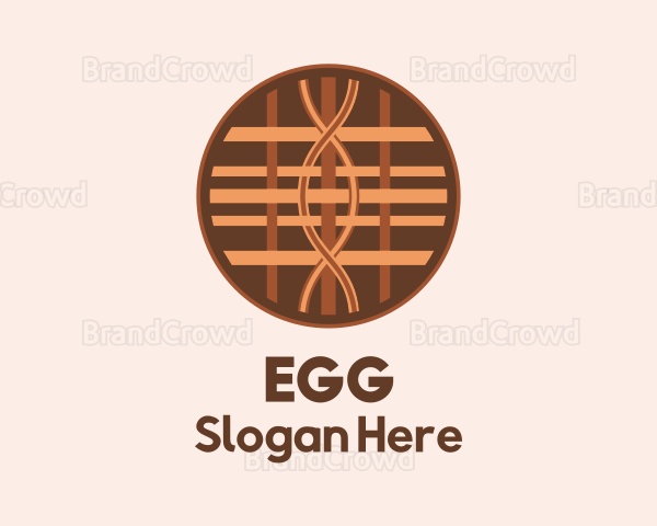 Handicraft Weaving Pattern Logo