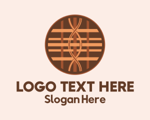 Thread - Handicraft Weaving Pattern logo design
