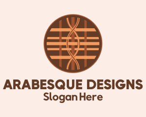 Handicraft Weaving Pattern logo design