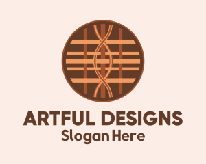 Handicraft Weaving Pattern logo design