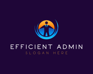 Administrator - Human Leader Worker logo design