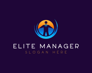 Supervisor - Human Leader Worker logo design