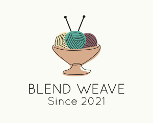 Yarn Ball Tray  logo design