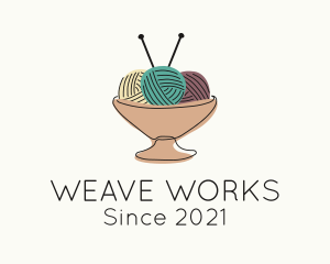 Loom - Yarn Ball Tray logo design