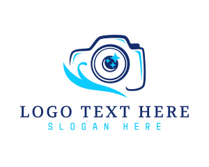 Videographer - Creative Camera Photography logo design