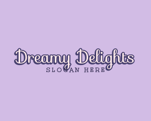 Whimsical - Purple Whimsical Wordmark logo design