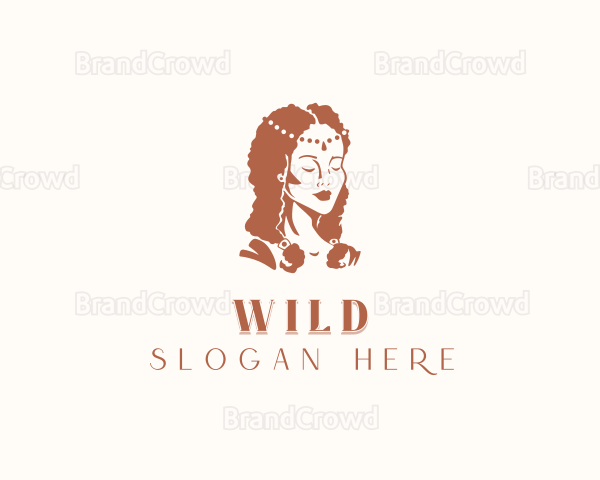 Beauty Salon Hair Styling Logo