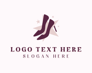 Peep Toe - Stilettos Shoe Boutique logo design