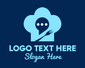 Delivery Service - Chat Bubble Toque logo design