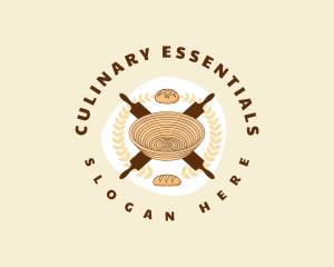 Baking Culinary Bread logo design