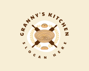 Baking Culinary Bread logo design