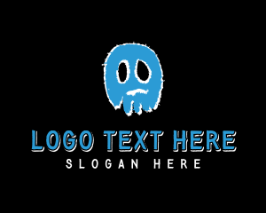 Street Art - Ghost Graffiti Street Art logo design