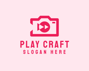 Play Video Camera logo design