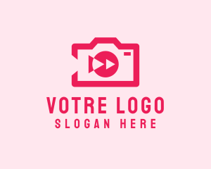 Camera Filter - Simple Video Camera logo design