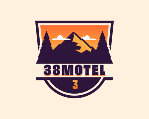 Mountain Tourist Getaway logo design