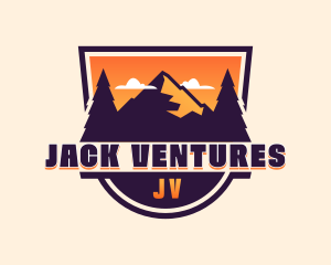 Mountain Tourist Getaway logo design