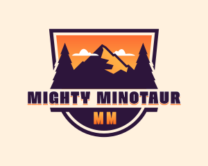 Mountain Tourist Getaway logo design