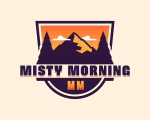 Mountain Tourist Getaway logo design