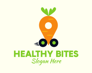 Carrot Vegetable Deliver logo design