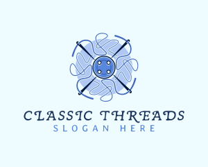 Needle Thread Button logo design