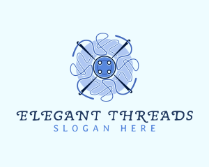 Needle Thread Button logo design