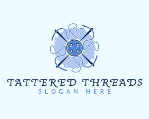 Needle Thread Button logo design