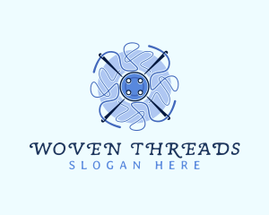 Needle Thread Button logo design