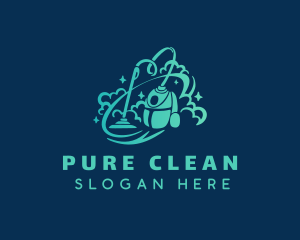 Housekeeping Vacuum Cleaner logo design