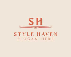 Salon Hairdresser Styling logo design