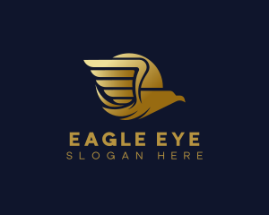 Wings Eagle Bird logo design