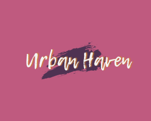 Urban Graffiti Brush logo design