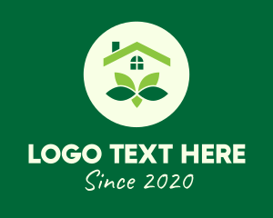 Home Garden - Green Home Subdivision logo design
