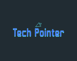 Cyber Computer Cursor logo design