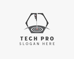 Technician - Hexagon Laser Cutting Technician logo design