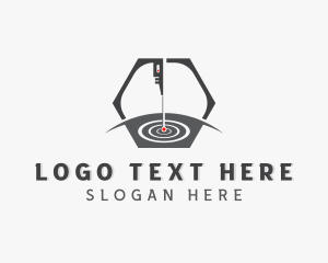 Technician - Hexagon Laser Cutting Technician logo design