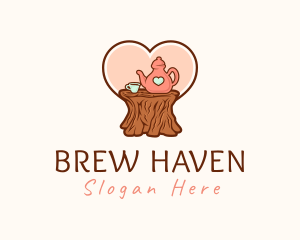 Outdoor Tea Cafe logo design