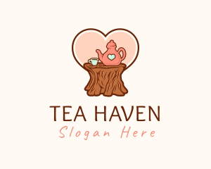 Outdoor Tea Cafe logo design