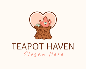 Teapot - Outdoor Tea Cafe logo design