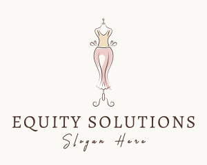 Fashion Mannequin Dress Logo