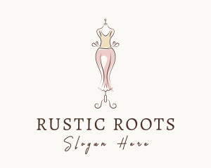 Fashion Mannequin Dress Logo