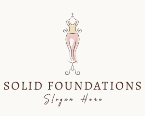 Fashion Mannequin Dress Logo