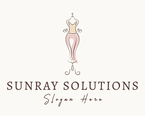 Fashion Mannequin Dress Logo