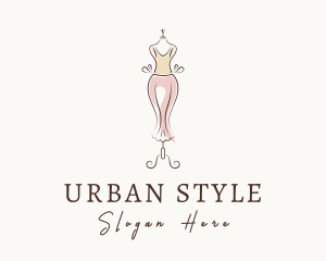 Fashion Mannequin Dress Logo