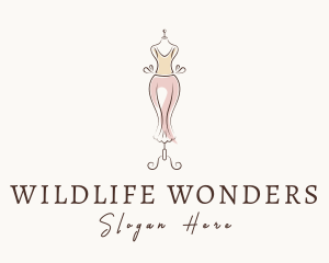 Fashion Mannequin Dress Logo