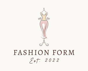 Fashion Mannequin Dress logo design