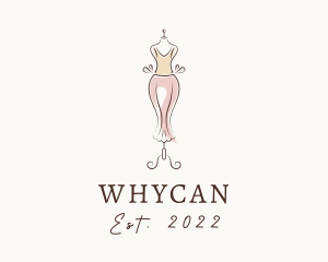 Dressmaking - Fashion Mannequin Dress logo design