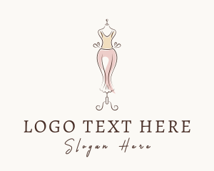 Fashion Mannequin Dress Logo