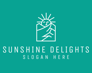 Sunshine - Sunshine Mountain Nature logo design