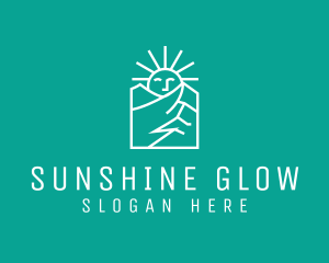 Sunlight - Sunshine Mountain Nature logo design