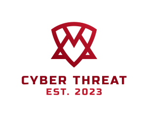 Malware - Abstract Shield Triangle logo design